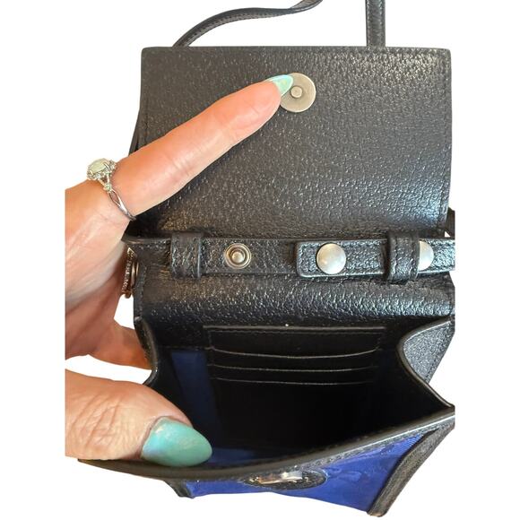 Gucci GG Off The Grid Mini Bag Blue*Unisex Phone Holder with card holder*COA - Picture 5 of 6